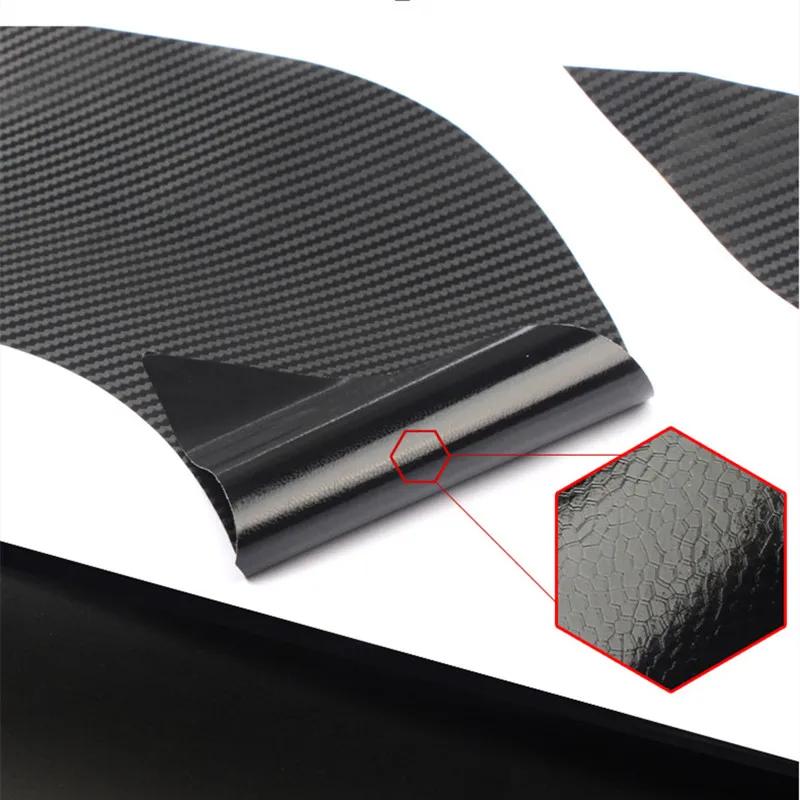 4Pcs Set Car Styling Mouldings Sticker Car Door Sticker Carbon Fiber Scratches Resistant Cover Auto Handle Protection Film Parts