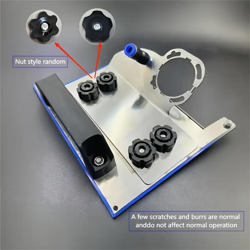 45° Angle Stainless Steel Tile Trimming Stand - Manual Chamfering Tool Bracket with Metal Construction,Operation, Precision Cutting and Finishing
