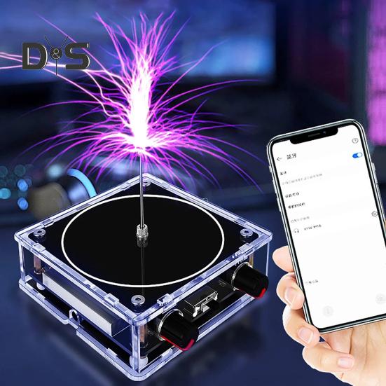 Muzyka zgodna z Bluetooth Cewka Tesli Dotykowa Sztuczna błyskawica Generator łuku z przerwą iskrową Transmisja bezprzewodowa Eksperyment Model Nauka Nauczanie