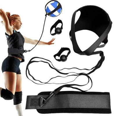 Volley Ball Practice Equipment Solo Spiking Serving Trainer Solo Volleyball Spiking Training Equipment Set For Backyard Outdoor