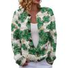 LXF-YK52 Crew Neck Cardigan St. Patrick's 3D Printed Sweater New Knitted European beautiful woman