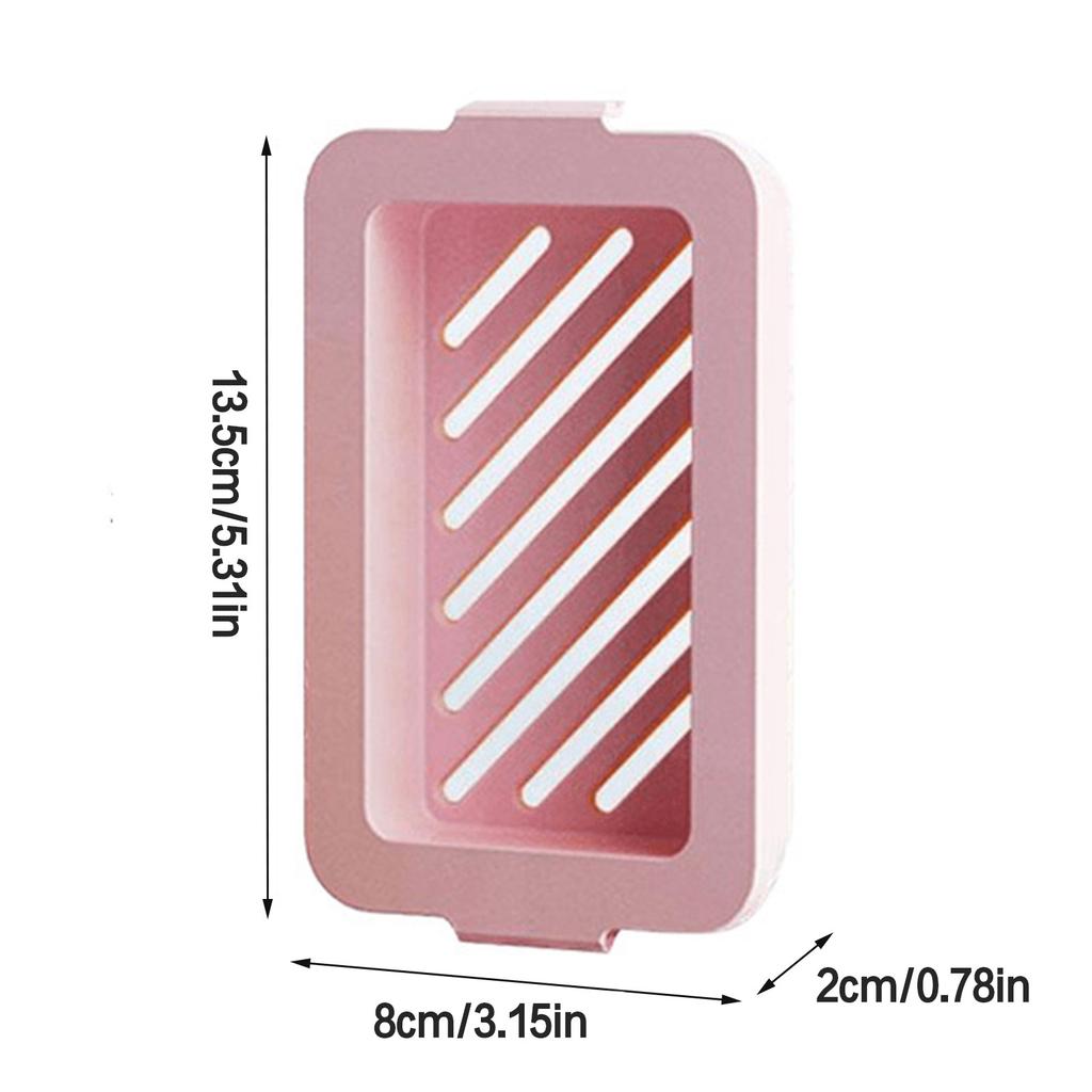 Scatola Portatile in Rete Elastica per Bolle di Sapone Migliore Sfregamento Facile Creatore di Bolle Forniture per il Bagno Organizzatore Porta Sapone Domestico