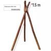 Wooden Tripod Camping Rack for Pots & Bonfire Parties