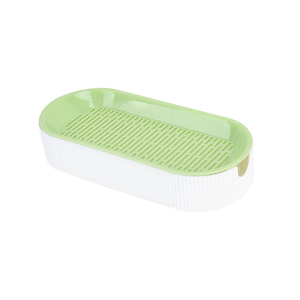 Seed Sprouter Tray with Drain Holes Wheatgrass Grower Hydroponic Cat Grass Tray Cat Grass Sprouter Tray for Microgreens Garden