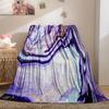 Marmor Decke Abstrakt Geometrisch Fleece Flanell Überwurfdecke Weich Warm Leicht Decke für Couch Sofa Geschenk für Mädchen Jungen