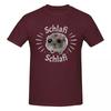 Unisex Schlafi Schlafi Lustiger Hamster Süßes T-Shirt Vintage Große Größen Baumwolle Rundhals Benutzerdefinierte Ärmel Unisex T-Shirt