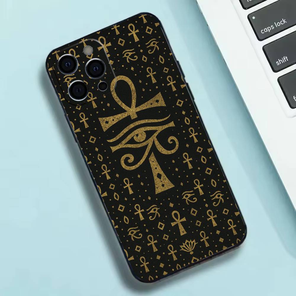 Egyptian Eye Of Horus Phone Case Silicone Soft For IPhone 17 16 15 14 13 12 11 X XR Plus Pro Max Plus