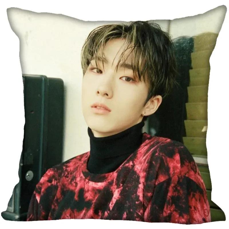 P1Harmony KPOP Cushion Cover Polyester Throw Pillow Case Super Soft Satin Fabric Cushion Cover Festive Home Decorative Cushions