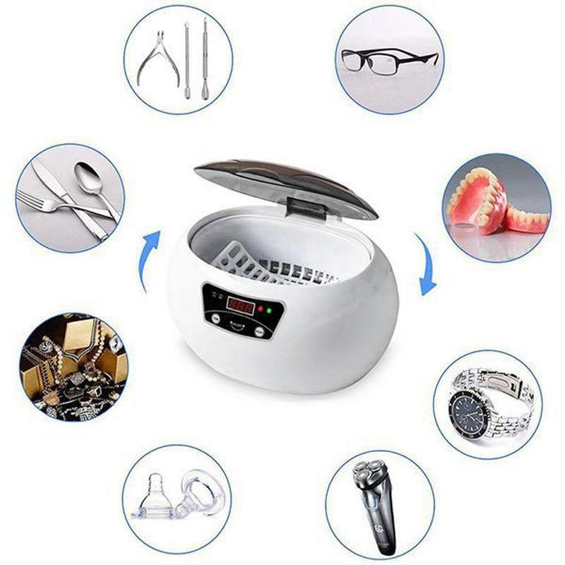 35W 304 Stainless Ultrasonic Cleaner Digital Touch Control Ultrasound Cleaning Machine Portable Timed Ultrasonic Cleaning Tank