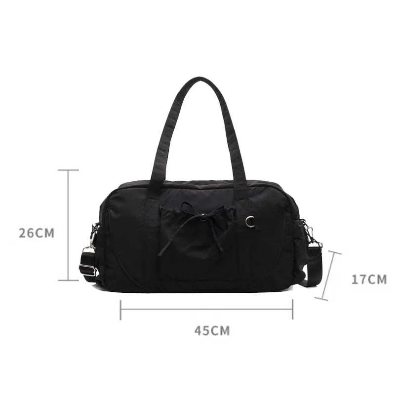 Neue Reisetasche Großes Fassungsvermögen Schulter Tragbar Gepäcktasche Reiseaufbewahrungstasche Bordtaschen Sport-Fitness-Taschen für Damen