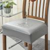 WaterProof Square Chair Cushion Cover PU Leather Seat Slipcover Chair Cover for Kitchen Hotel Banquet Dining Living Room 1PC