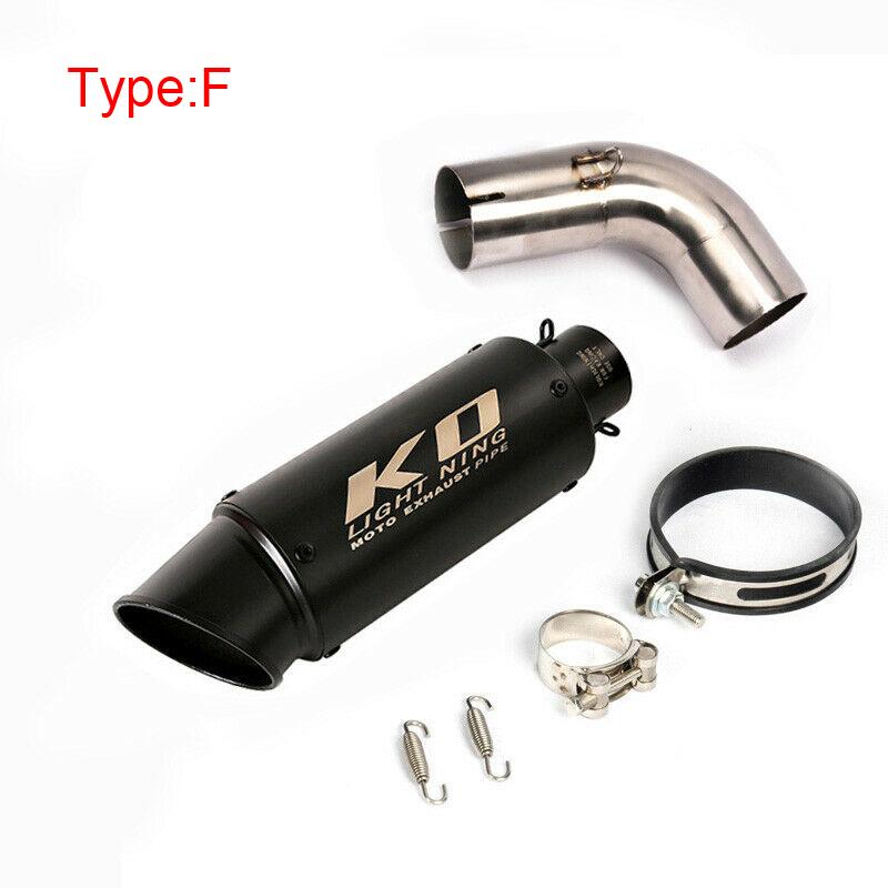 For Honda CB1000R 2009-2018 Motorcycle Exhaust System 51mm Muffler Pipe Middle Connect Link Tips Stainless Steel Slip On