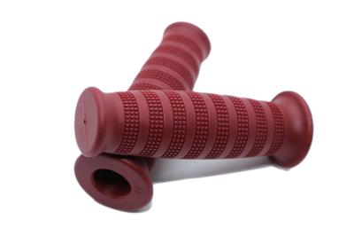 Beatus Vertical Groove Barrel Type Bike Handle Grip 22.2mm Universal