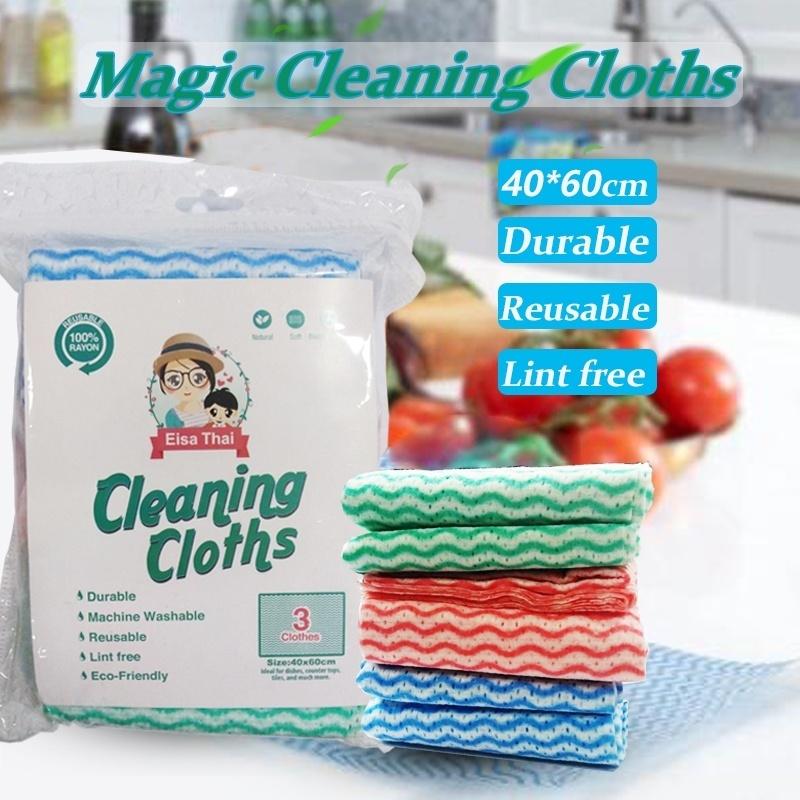 Buy Kitchen Scouring Pad Cloth Absorbent Dish Towel Napery Cleaning