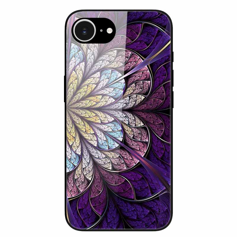 Tempered Glass Phone Cases For iPhone 16e 2025 Case Silicon Bumper Hard PC Back Cover Shell for iPhone SE (2025) / for iPhone16e