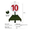 YingJia Luminous Digital Night Training Target Marker