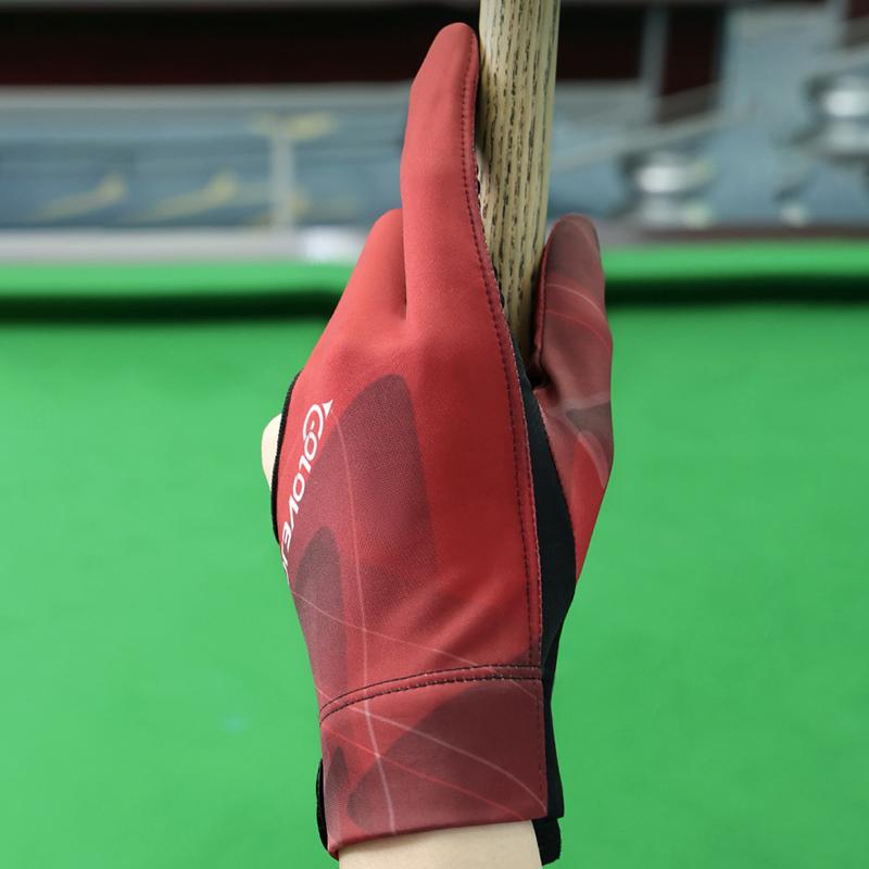 Snooker Tre Fingerhandskar Vänster Och Höger Hand Biljard Halv Fingerhandskar Snooker Pool