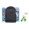 Li Ning Sports Lifestyle Serie Einfarbiger Minimalistischer Polyester Rucksack Unisex Rucksack Schwarz ABSQ564-1