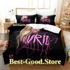 Avril Lavigne Beding Set Single Twin Printed Bed Linen Set With Pilowcase Bed Soft Duvet Cover Single Double Quen Super King-Sized Dimensionsd