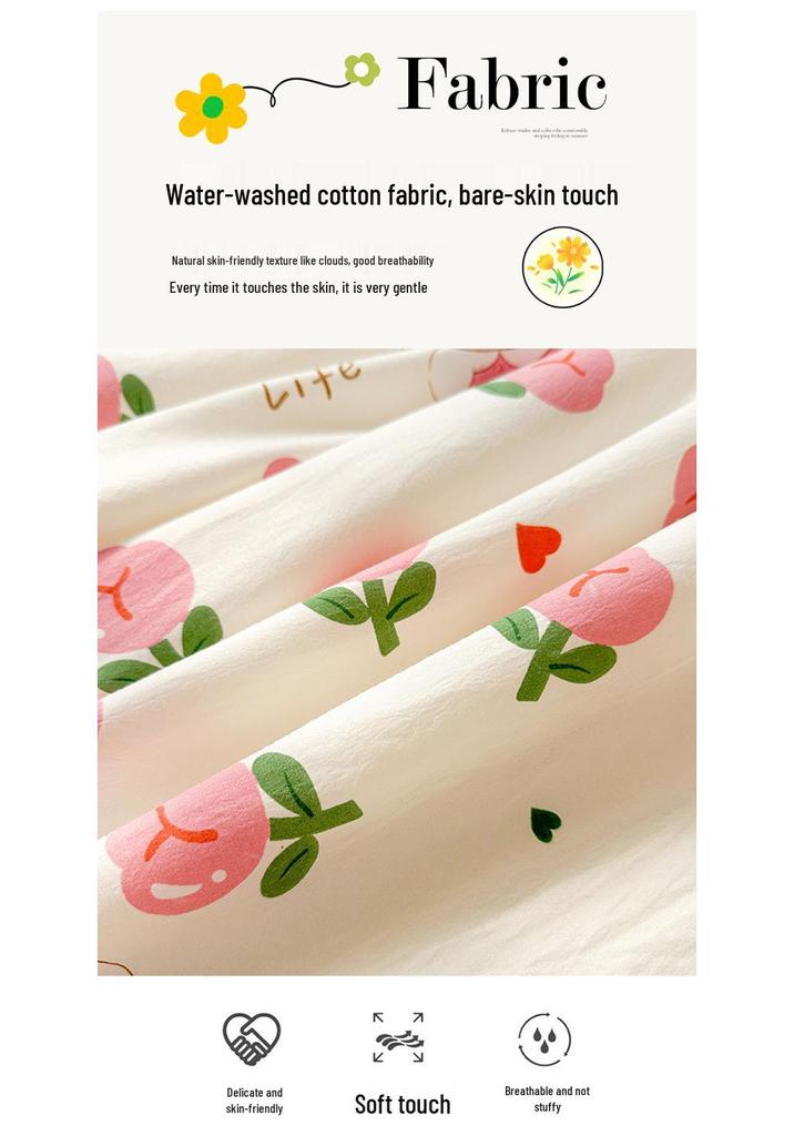 Washable Xinjiang Cotton Summer Quilt for Dormitory - Lightweight, Air Conditioning, Single Size