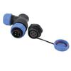 WEIPU SP21 SP2116/P SP2112/S 2 3 4 5 6 7 8 9 12 15Pin Waterproof Ip68 Aviation Connector Power Adapter Signal Adapter Plastic