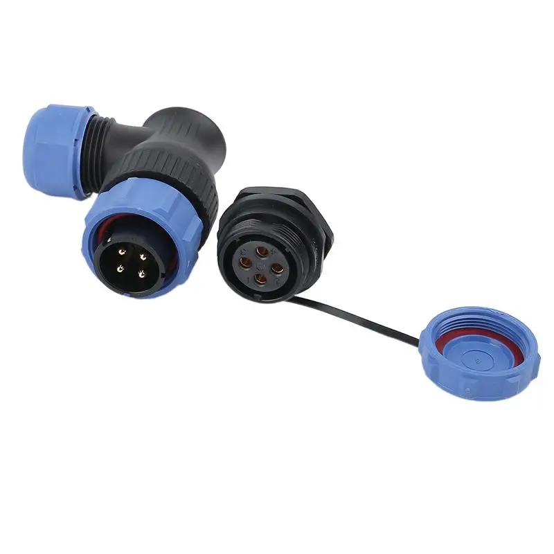 WEIPU SP21 SP2116/P SP2112/S 2 3 4 5 6 7 8 9 12 15Pin Waterproof Ip68 Aviation Connector Power Adapter Signal Adapter Plastic