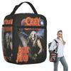 Spencer's Men's Ozzy Osbourne Merch Insulated Lunch Bag for Women Children Portable Food Boxes Thermal Lunch Box Tote