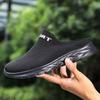 Lightweight Men's Half Slippers Breathable Men Slippers Fashion Casual Shoes Anti-slip Male Flat Slip on Flats Outdoor Big Size