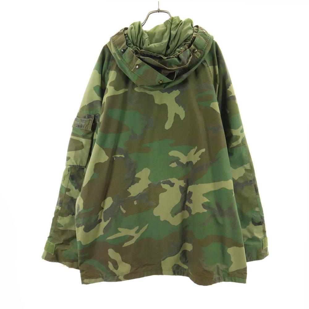 US ARMY 90s Gore-Tex ECWCS Ikuwax Woodland Duck Parker Men's Used