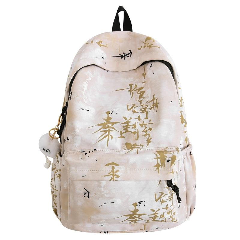 

Fashion new small fresh schoolbag for men and women, high value going out backpack for women, light casual backpack for junior high school students Single pack хакі