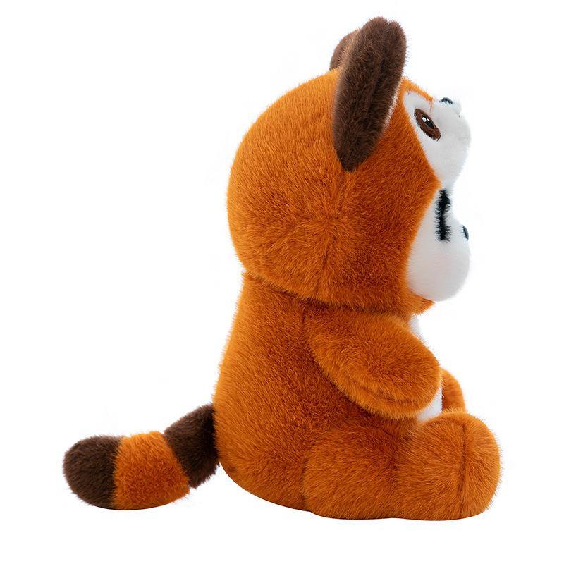 Internet-Berühmtheit Panda Waschbär wurde in Plüschtier verwandelt, niedliche schlafende Puppe, Mädchengeschenk, Puppenornament