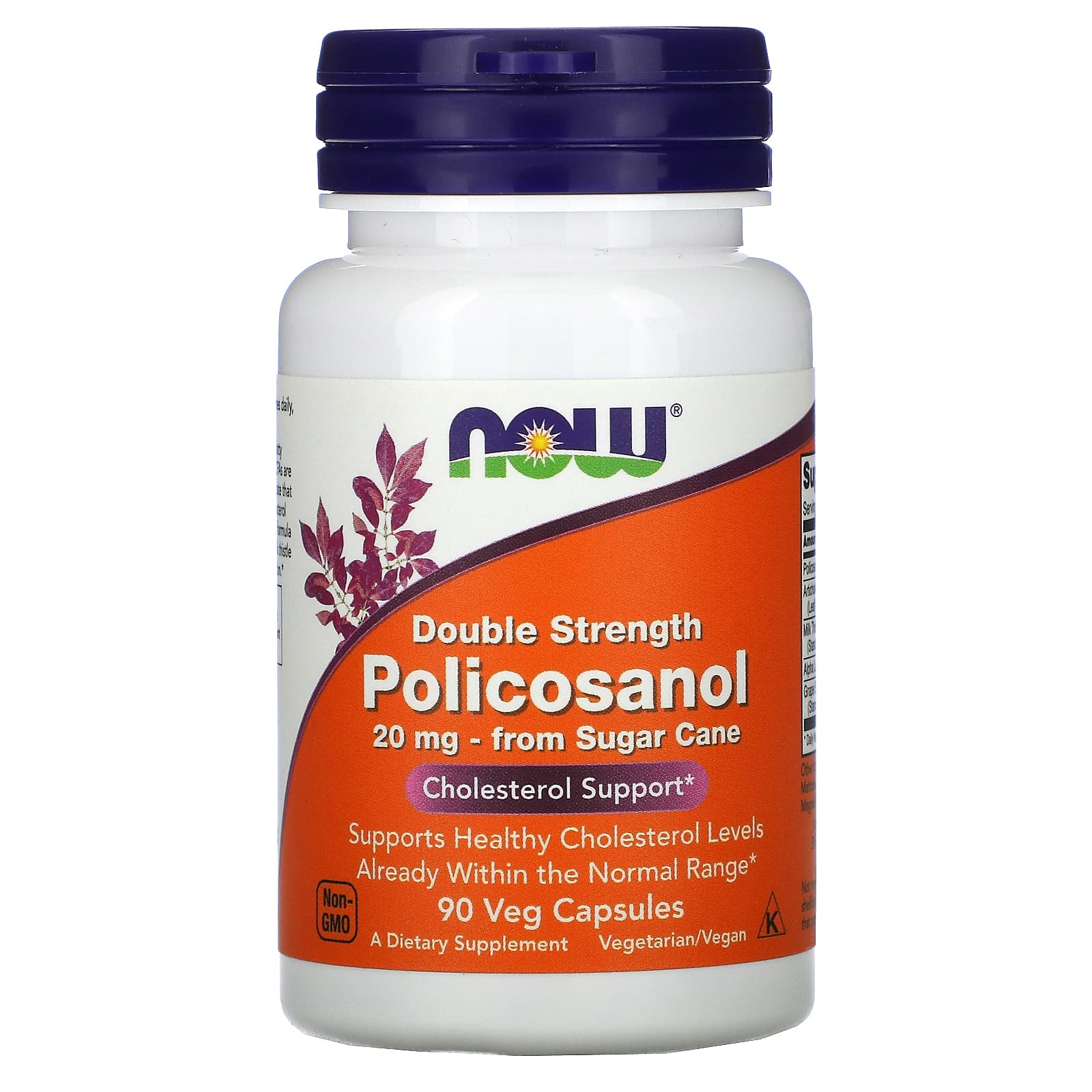 

Double Strength Policosanol, 20Mg, 90 Veggie Caps