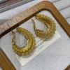 Geometric Ring Versatile Suit Design Light Luxury Temperament Fashion Trend Personality Earrings Earrings Earrings