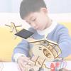Educational Diy Solar-powered Helicopter Model For Kids 7-14 Years Old Customizable Wooden Material