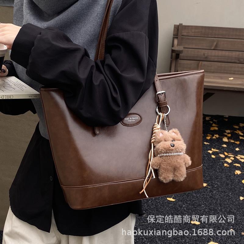 Daily commuting versatile bag women's 2025 new light luxury niche high-end shoulder bag large-capacity tote bag