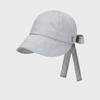 VA Studded Ribbon Bonnet Hat Grey