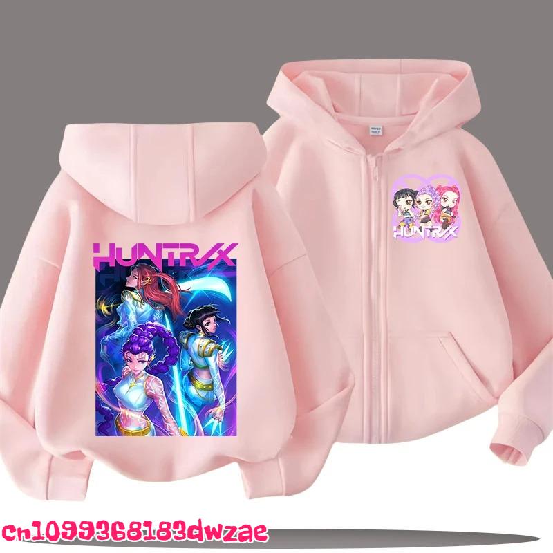 Modischer Anime Grafik Reißverschluss Hoodie Kinder Kapuzenpullover Jungen Mädchen Frühling Herbst Lässige Streetwear Jacke Kinderkleidung