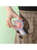Summer Cartoon Snail Handheld Fan, Rechargeable Fan, Small Gift for Children and Students, Mini Fan