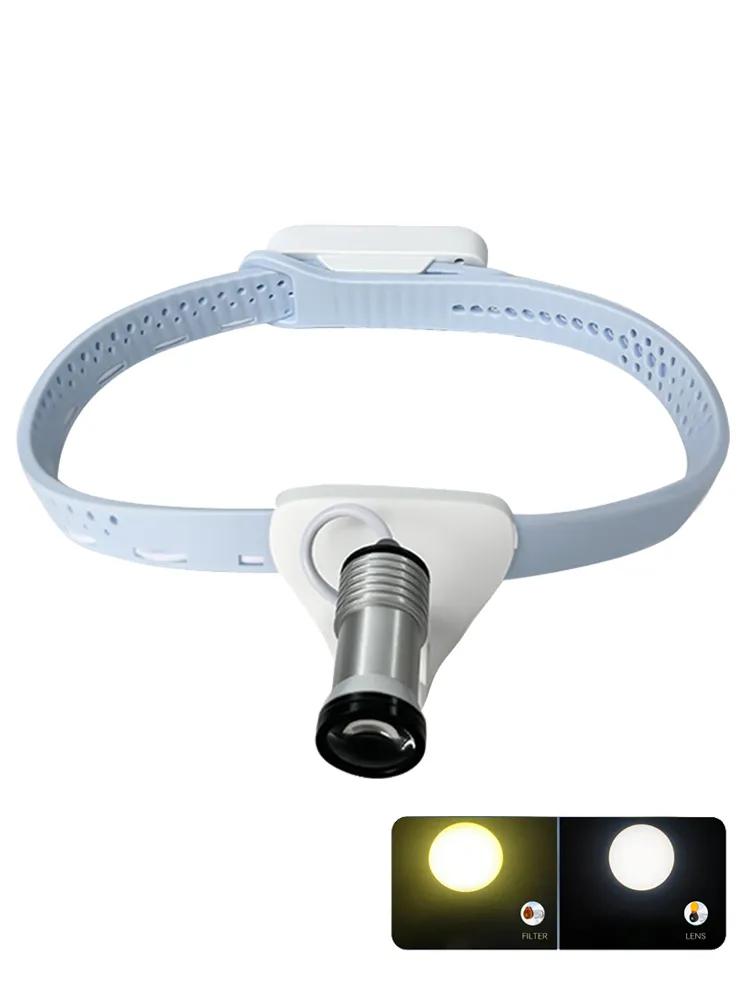 Wireless 5w headlamp, brightness adjustable