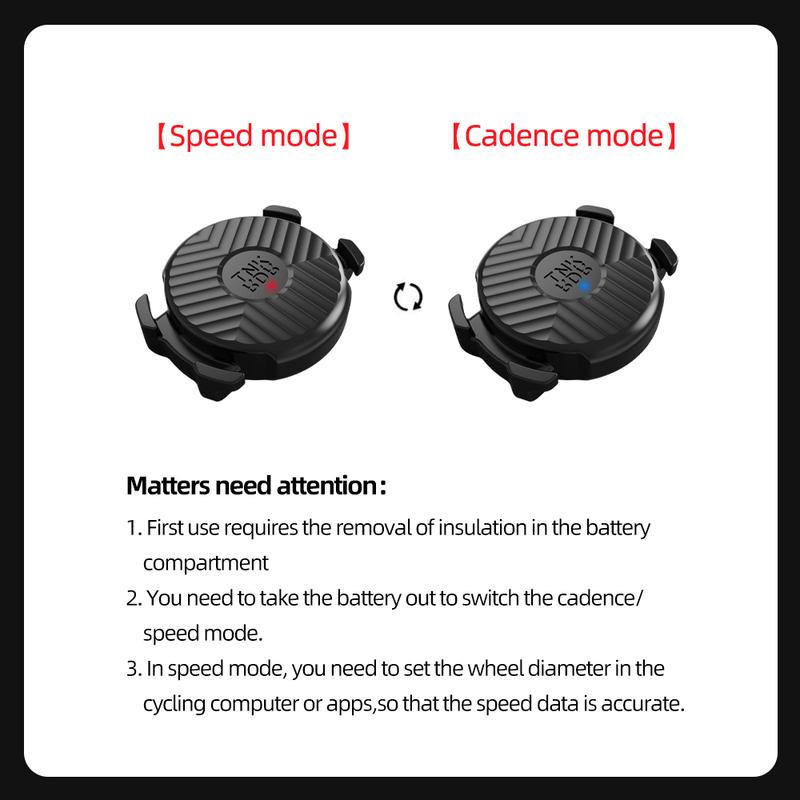 ThinkRider C5 Geschwindigkeits- und Trittfrequenzsensor Fahrradcomputer Tacho ANT+ BLE Rennrad MTB Kompatibel Für GARMIN Bryton