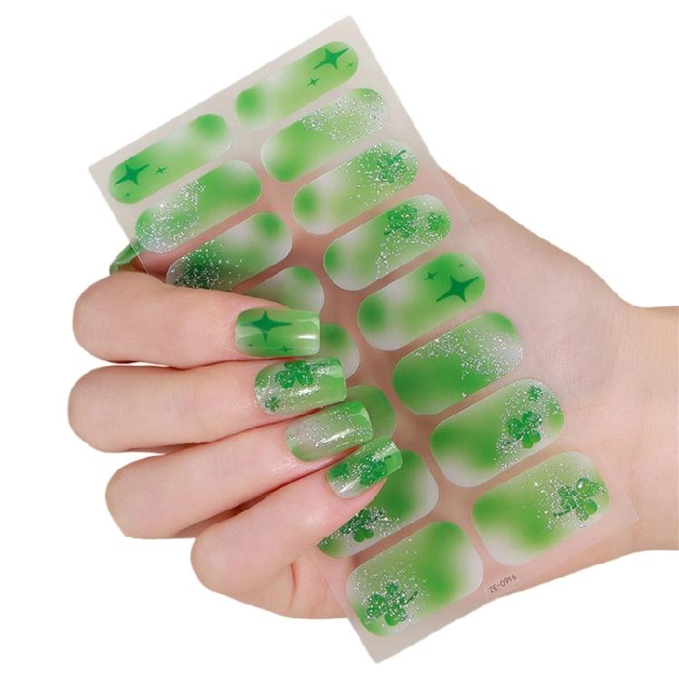 

Vibrantly Green Themed Nail Decals To Celebrate Patricks Day Nail Stickers Simple To Use User Friendly Design 1sheet