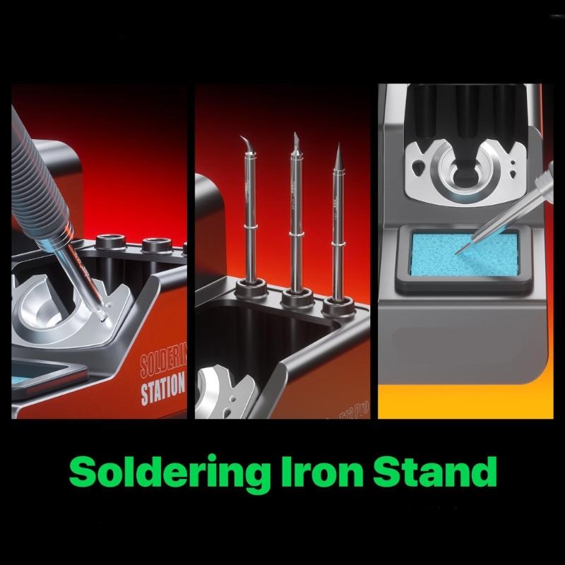 Intelligent Soldering Station Temperature Calibration 140-450℃ Fast Heating Display Display For Electronics Repair