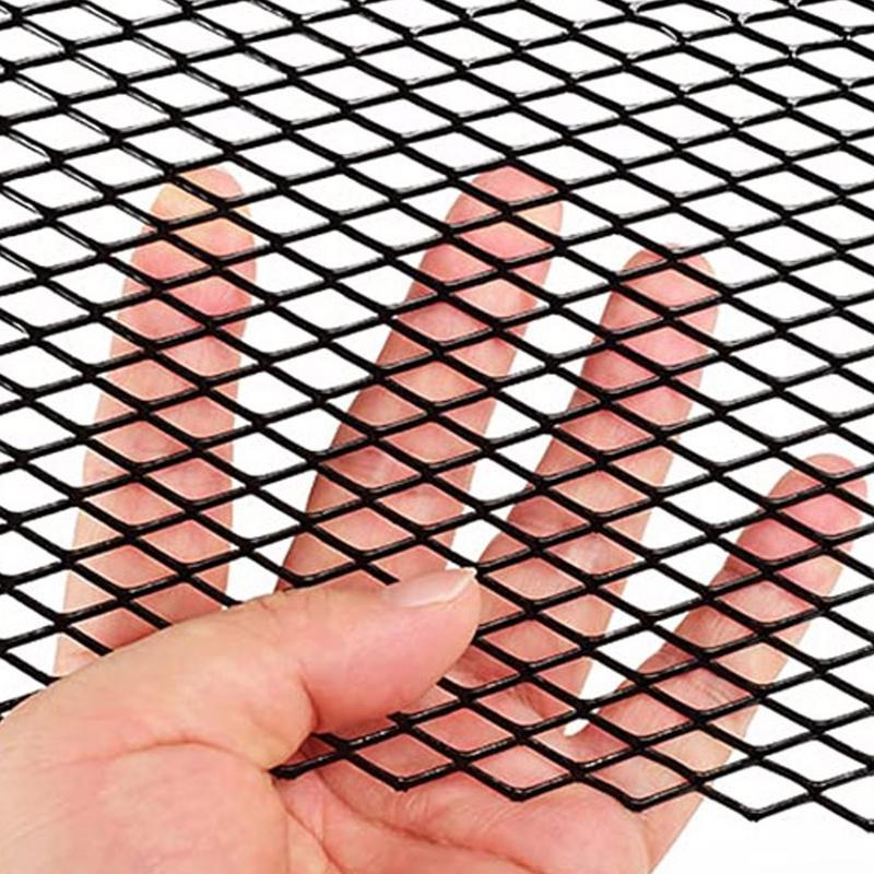 2024 Universal Car Grill Mesh Aluminum Alloy Auto Grille Insert Bumper Rhombic Hole 3x6mm 4x8mm 6x12mm 8x16mm 10x20mm Sensible