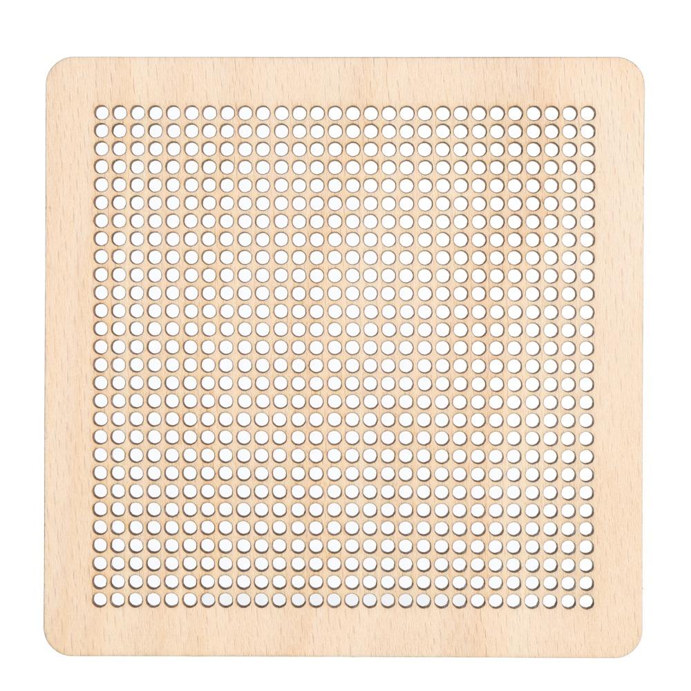4pcs Hollow Design Needlepoint Board Set Wooden Embroidery Stitch Board For Crafters