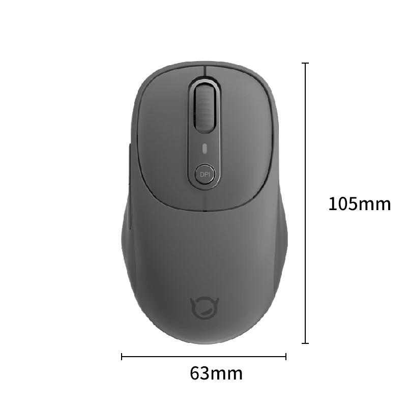 Mouse Lenovo Xiaoxin Bluetooth Wireless Mouse M3 Twilight Gray Light Sound Three Bluetooth Office Mouse Silent Charging Mouse