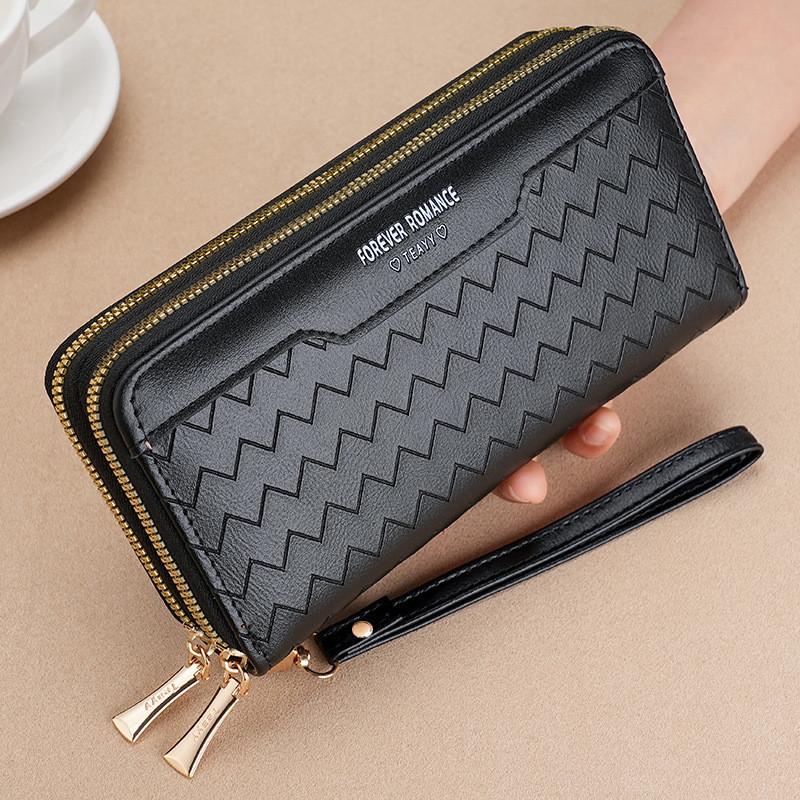 IELGY Ladies Wallet Long All-Match Large-Capacity Multi-Card Coin Pur
