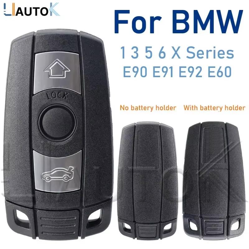 Coque de Télécommande de Clé de Voiture Remplacement Pour Bmw Série 1 3 5 6 X Pour Coque de Télécommande Intelligente Lame Télécommande E90 E91 E92 E60 Coque Télécommande