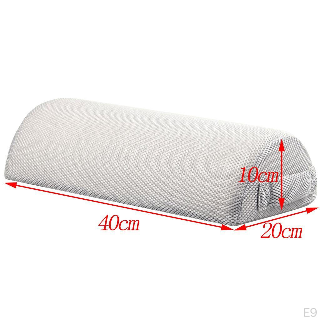 Footrest Pillow Bolster Comfortable Half Cylinder Foot Cushion