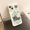 Applicable To Apple 11/11promax Cartoon Small Fresh 11 Film Mobile Phone Case 11pro Good Night Black Cat English