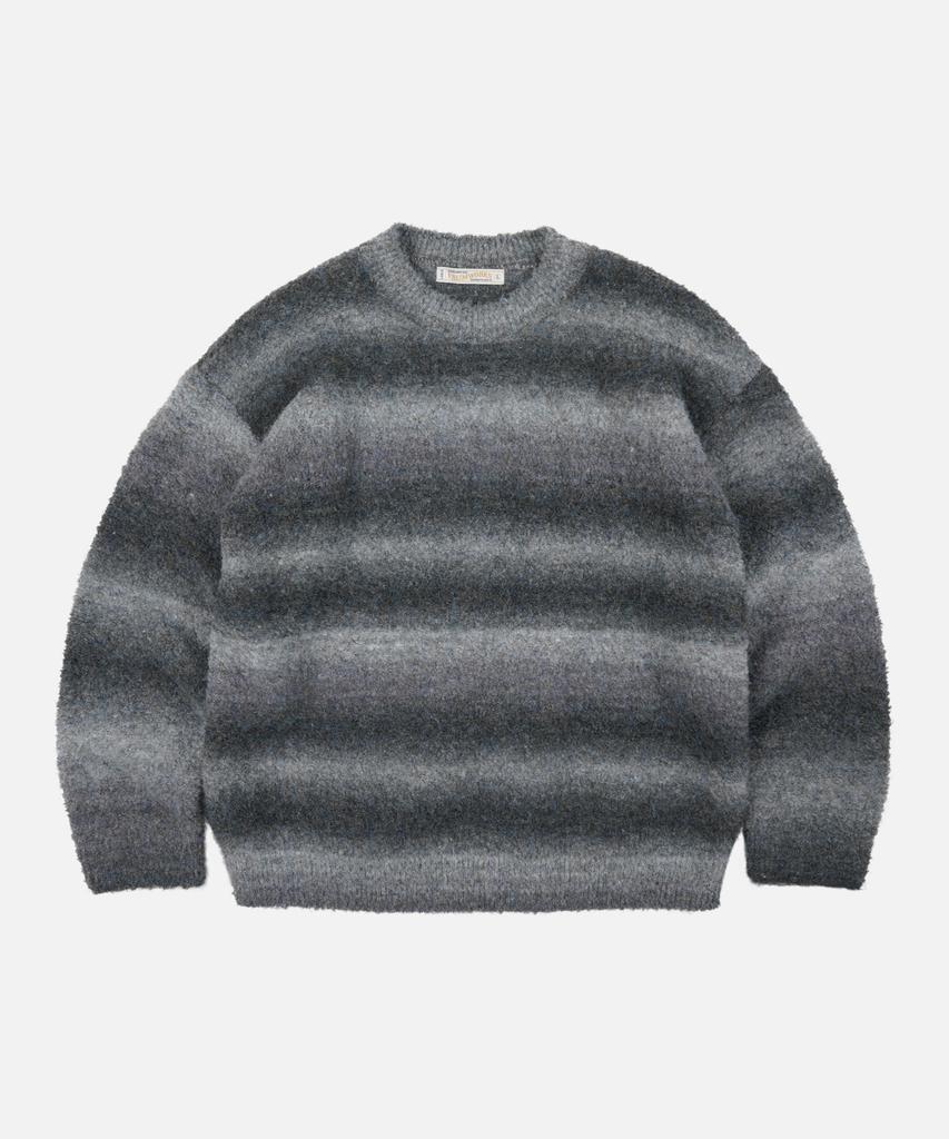 FRIZMWORKS Gradation Boucle Knit _ Gray